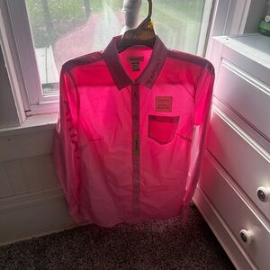 Ariat Women's Pink Button Down Shirt
